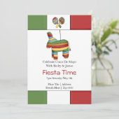 Invitation Cinco De Mayo Pinata Fiesta (Debout devant)