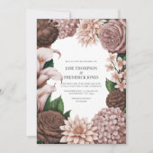 Invitation Cinder Rose, Burnt Cinnamon & Claystone Blush (Devant)