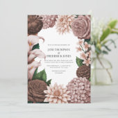 Invitation Cinder Rose, Burnt Cinnamon & Claystone Blush (Debout devant)