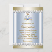 Invitation Cinderella Blue Princesse Quinceanera (Dos)