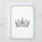 Invitation Cinderella Diamond Chaussures Anniversaire Fête (Dos)