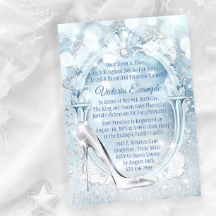 Invitation Cinderella Glass Slipper N'importe quel nombre Ann