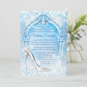 Invitation Cinderella Glass Slipper N'importe quel nombre Ann (Debout devant)