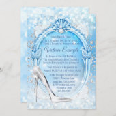 Invitation Cinderella Glass Slipper N'importe quel nombre Ann (Devant / Derrière)