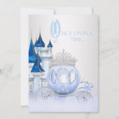 Invitation Cinderella Princess Anniversaire (Devant)