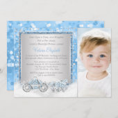 Invitation Cinderella Princess Anniversaire (Devant / Derrière)