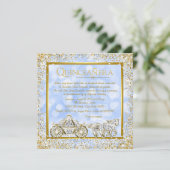 Invitation Cinderella Princess Horse Carriage Quinceanera (Debout devant)