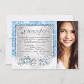 Invitation Cinderella Princess Quinceanera (Devant)