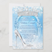 Invitation Cinderella Princess Slipper Quinceanera (Devant)