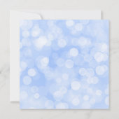 Invitation Cinderella princesse Blue Silver Quinceanera (Dos)