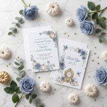 Cinderella Sweet 16 Anniversaire Conte de Fées Ble