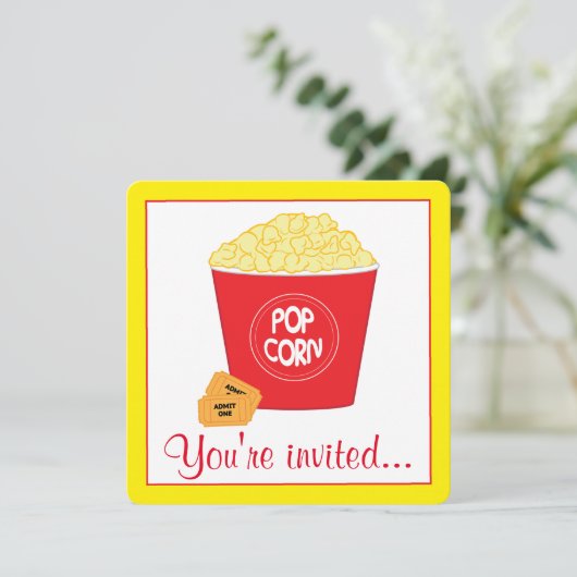 Invitation Cinéma Anniversaire (Debout devant)