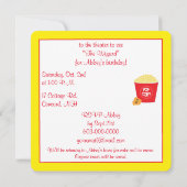 Invitation Cinéma Anniversaire (Dos)