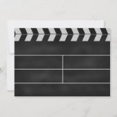 Invitation cinéma clapperboard (Dos)