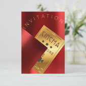 Invitation Cinema Film Festival Événement Metal Rouge ruby Or (Debout devant)