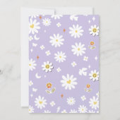 Invitation Cinq a Vibe Super Retro Rainbow 5e anniversaire (Dos)