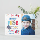 Invitation Cinq Anniversaire De Paix Yo ! 5e Summer Boys (Debout devant)