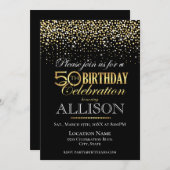 Invitation Cinquante ans de fête (Devant / Derrière)