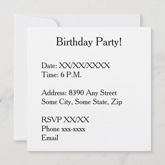 Invitation Cinquante ans fabuleux à 50 ans de typographie d'o (Dos)