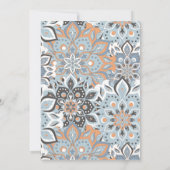 Invitation Cinquante-cinquantième Anniversaire Moderne Elégan (Dos)