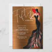 Invitation Cinquante et fabuleux 50e anniversaire (Devant)