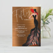 Invitation Cinquante et fabuleux 50e anniversaire (Debout devant)