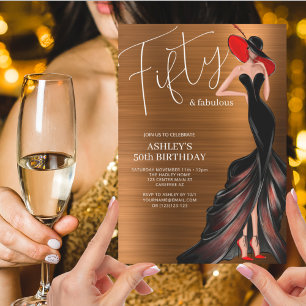 Invitation Cinquante et fabuleux 50e anniversaire