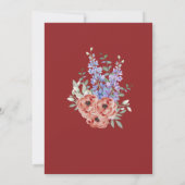 Invitation Cinquante et fabuleux 50e anniversaire de la femme (Dos)