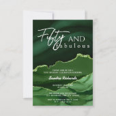 Invitation Cinquante et fabuleux âge vert 50e anniversaire (Devant)
