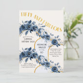 Invitation Cinquante et fabuleux Arc d'or Floral 50e annivers (Debout devant)