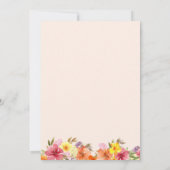 Invitation Cinquante et fabuleux arches florales 50e annivers (Dos)