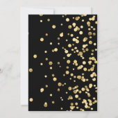 Invitation Cinquante et fabuleux Gold 50e fête d'anniversaire (Dos)
