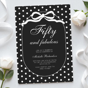 Invitation Cinquante et Fantastique Anniversaire des 50 ans T