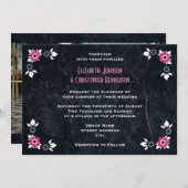 Invitation Cinquante Style Diner Mariage (Devant / Derrière)