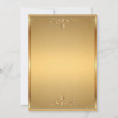 Invitation cinquante-troisième, fête d'anniversaire (Dos)