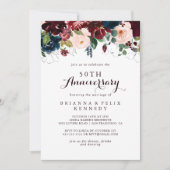 Invitation Cinquantième anniversaire de mariage illustré à l' (Devant)