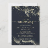 Invitation Cinquantième anniversaire de mariage Watercolor Go (Devant)