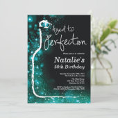 Invitation cinquantième Anniversaire de vin âgé à la (Debout devant)