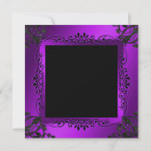 Invitation Cinquantième anniversaire encadré décoratif (Dos)