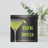 Invitation cinquantième Fête d'anniversaire (Debout devant)