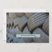 Invitation cinquantième, homme d'anniversaire, tout âge, (Dos)