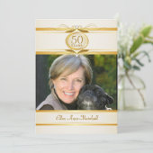 Invitation cinquantième Partie de Surpise d'anniversaire - (Debout devant)