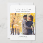 Invitation Cinque Terre Sauvez la date Mariage italien (Dos)