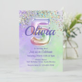 Invitation Cinquième anniversaire, Tie Dye, Cinq, Parties sci (Debout devant)