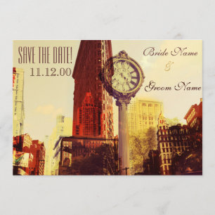 Invitation Cinquième avenue de New York vintage