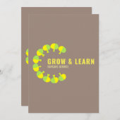 Invitation Circle Design Circle Logo Circular Logo Art (Devant / Derrière)