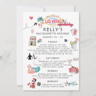 Invitation Circuit de week-end de Bachelorette   Las Vegas