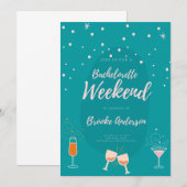 Invitation Circuit d'un week-end de dégustation de vins pour  (Devant / Derrière)