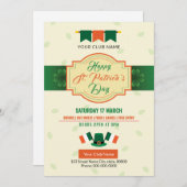 Invitation Circulaire Saint Patricks (Devant / Derrière)