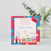 Invitation circuscopy, nous faisons exploser des ballons... (Debout devant)